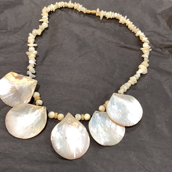 Puca Shell Necklace With Hanging Shells - Picture 3 of 4